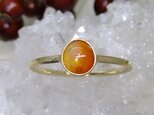 fire opal＊K10 ring