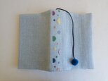【読書の秋】手刺繍ブックカバーC