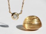 Round brilliant cut Diamond Necklace / K18YGの画像