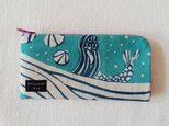 【T様専用】型染め 長財布「人魚の夢」の画像