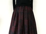 結城紬リメイク：タックスカート
