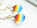 レインボーピアス＊イヤリングの画像