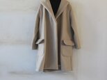 ウールフーテッドコート　long【受注生産品】キャメル