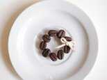 珈琲豆とおでかけブローチ   (プレゼント付き)の画像