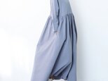 26色展開 コットン　ゆったり　ギャザー　ロングワンピース ♪オーダーサイズ可の画像