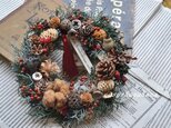 タッセルと木の実のナチュラルXmas＊wreathの画像