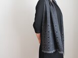カシミヤとウール<寒夜>ストール
