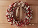 atelier blugra八ヶ岳〜里山の秋25cmノイバラの実Wreath002の画像