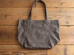 hanpu A4vertical-tote : moca :の画像