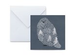 Fluffy　メッセージカード　Snow owlの画像