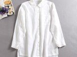 年中着回し可能　リネンシャツ　1108-1