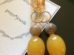 vintage beads earringsノンホールピアスの画像