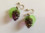 【再】ノンホールピアス No.301青ぶどう