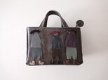[受注商品]“annco leather”mini standard bag (dark gray)の画像