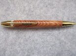 肥松（赤松）　幻の「なめら松」　ガラスコート仕上げ　ロングパトリオットボールペンの画像