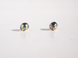 金箔パール[ピアス] the planet earth 5-6mm