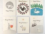 seasonal mini message card  (2枚組)の画像