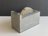 コンクリート製テープカッター／セロテープ台 -コンクリート/モルタル/セメント雑貨-