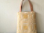 bag[手織りAライン手提げバッグ]イエロー
