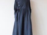 Cherry dress / navyの画像