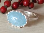 aquamarine＊925ringの画像