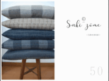 japanese style cushion/Zabuton >>>『Gray modern』の画像