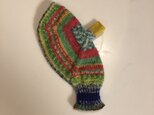 №67送料込手編み手袋の画像