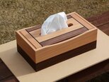 無垢材で作ったティッシュボックス