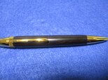 アフリカンブラックウッド　回転式ロングパトリオットボールペン　の画像