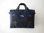 annco indigo denim bag