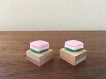 菱餅 き (一対)の画像