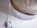 larimar*silver necklaceの画像