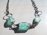 4way! Sea Roman Glass Trio Bracelet/Necklaceの画像