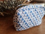 hand print quilting pouch / no3の画像