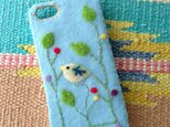 北欧レトロな羊毛刺繍のiPhone5ケースの画像