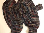№77オーダー品送料込手編み手袋の画像