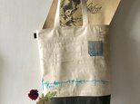 totebag /ヴィンテージ リネンのトートバッグ    ■tf-347の画像