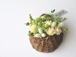 [ 再販 ] 壁掛けbasket * whiteの画像