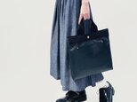 ●終売SALE・15%OFF●岡山デニム 水色 シャンブレー ギャザー ロングスカート ブルー ●LICO●