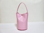 桜色の丸底バッグ(ワンハンドル)