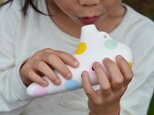 はじめてのオカリナ　子供のための指先能力向上やプレゼントに♪（ドット color：Marble）の画像