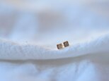 ［10K］square micro diamond studsの画像