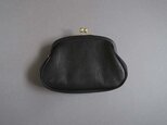 ・・S様ご予約作品・・gama purse (black)の画像
