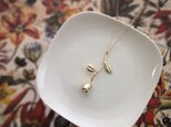 ボタニカルペンダント ■ 黄金色のバラ Gold Rose　の画像