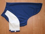 犬服　[受注生産]：大型犬用長袖Ｔシャツ（紺＆白）11号の画像