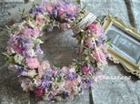 【母の日2019】パープルピンクの花舞wreathの画像