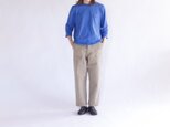 pj cotton  cut off t-shirt/blue/size1&2の画像