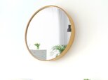 KATOMOKU plywood mirror ナチュラル km-91NA 壁掛け鏡 木製 インテリアの画像