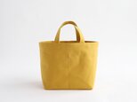 mini tote bag 【マスタード】帆布の画像