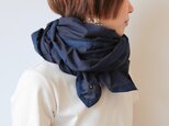 frame stole / navyの画像